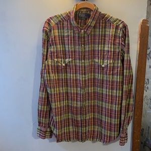 Polo by Ralph Lauren (western) multicolored long sleeve shirt. Size: L